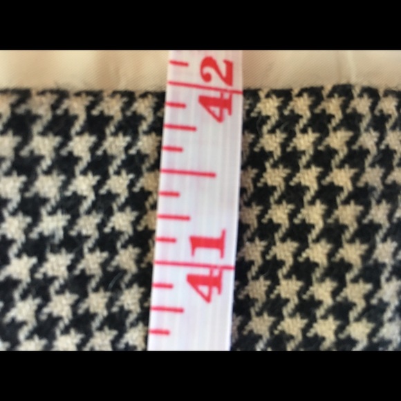 CHAPS 100% Wool Houndstooth Career Pants Sz 4 NEW - Picture 8 of 8