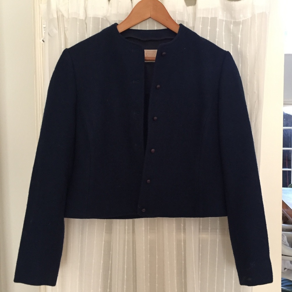 Navy Pendleton Wool Jacket