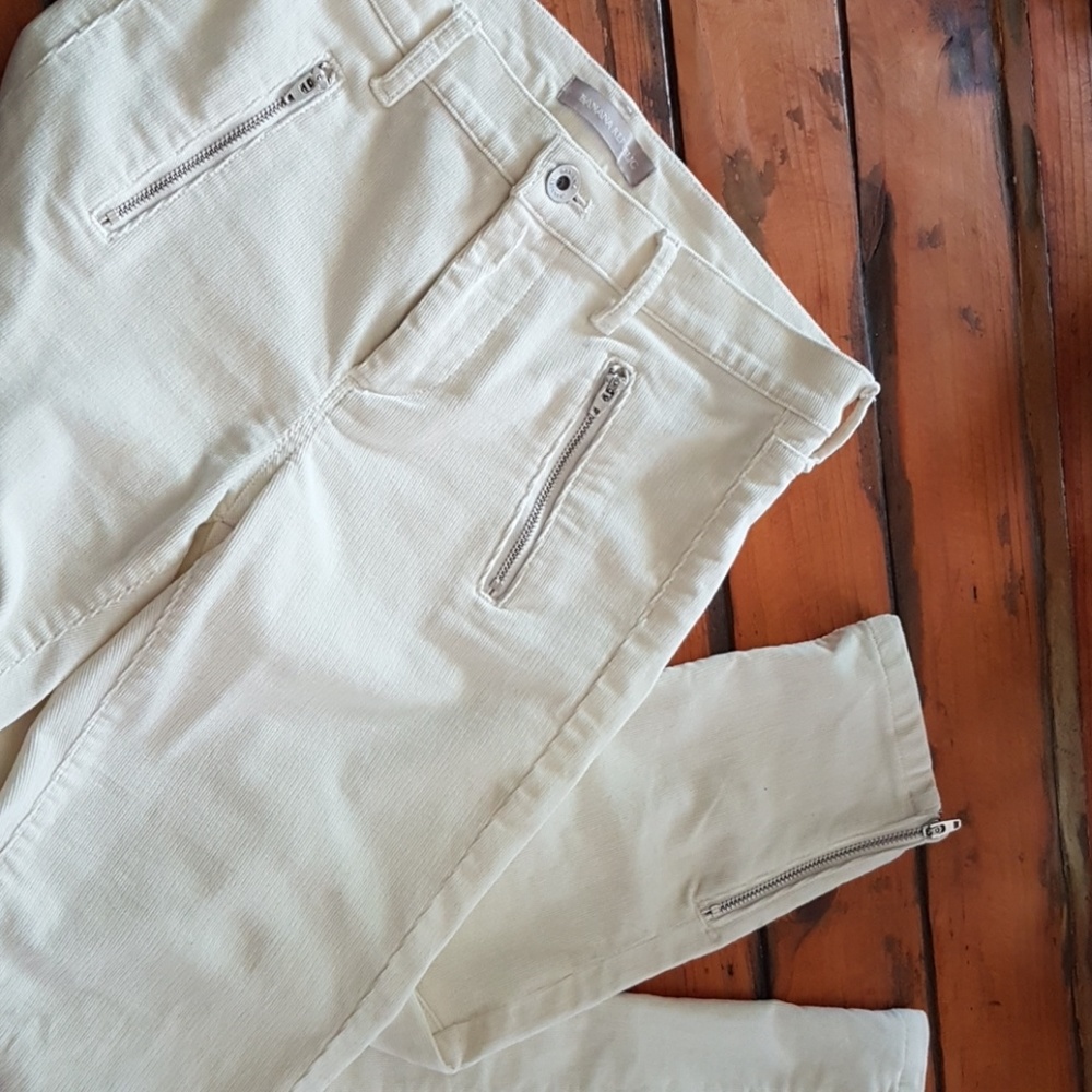 Banana Republic corduroy moto pants