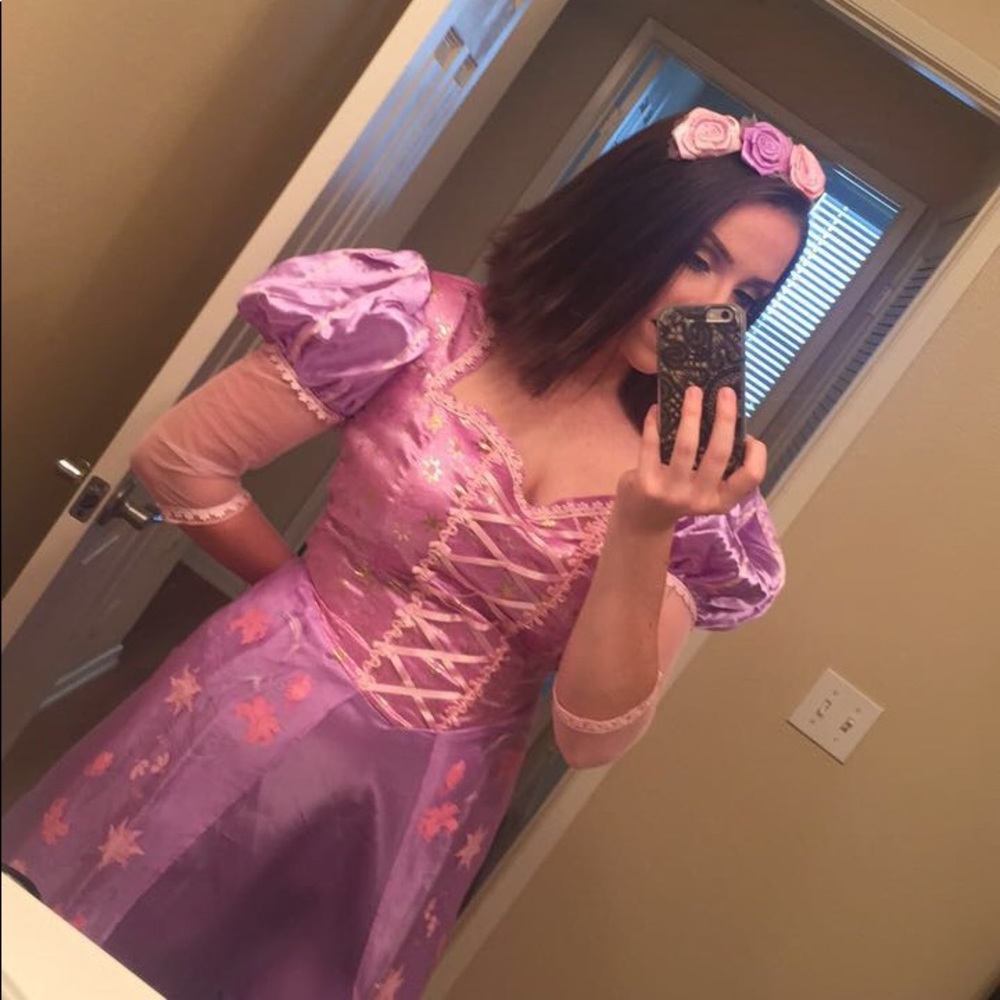 disney princess tangled rapunzel dress costume