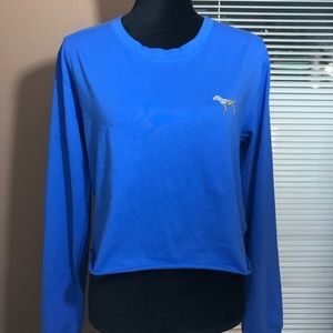 Victoria Secret Pink long sleeve shirt blue