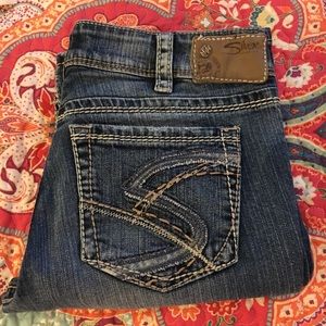 Silver Suki Jeans