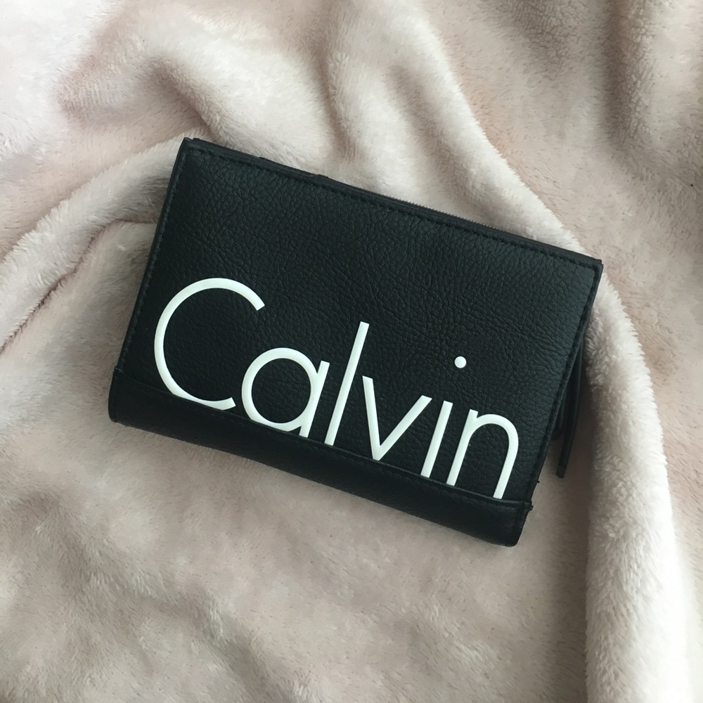 calvin klein french clutch/wallet
