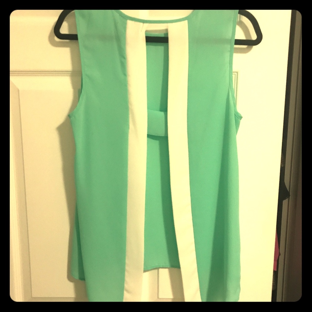 Flowy, open-back Fab'rik top. Gently worn.