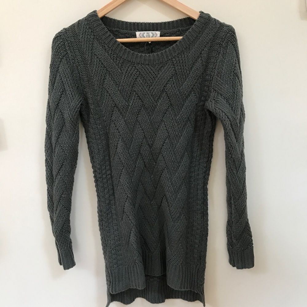 Dark green sweater