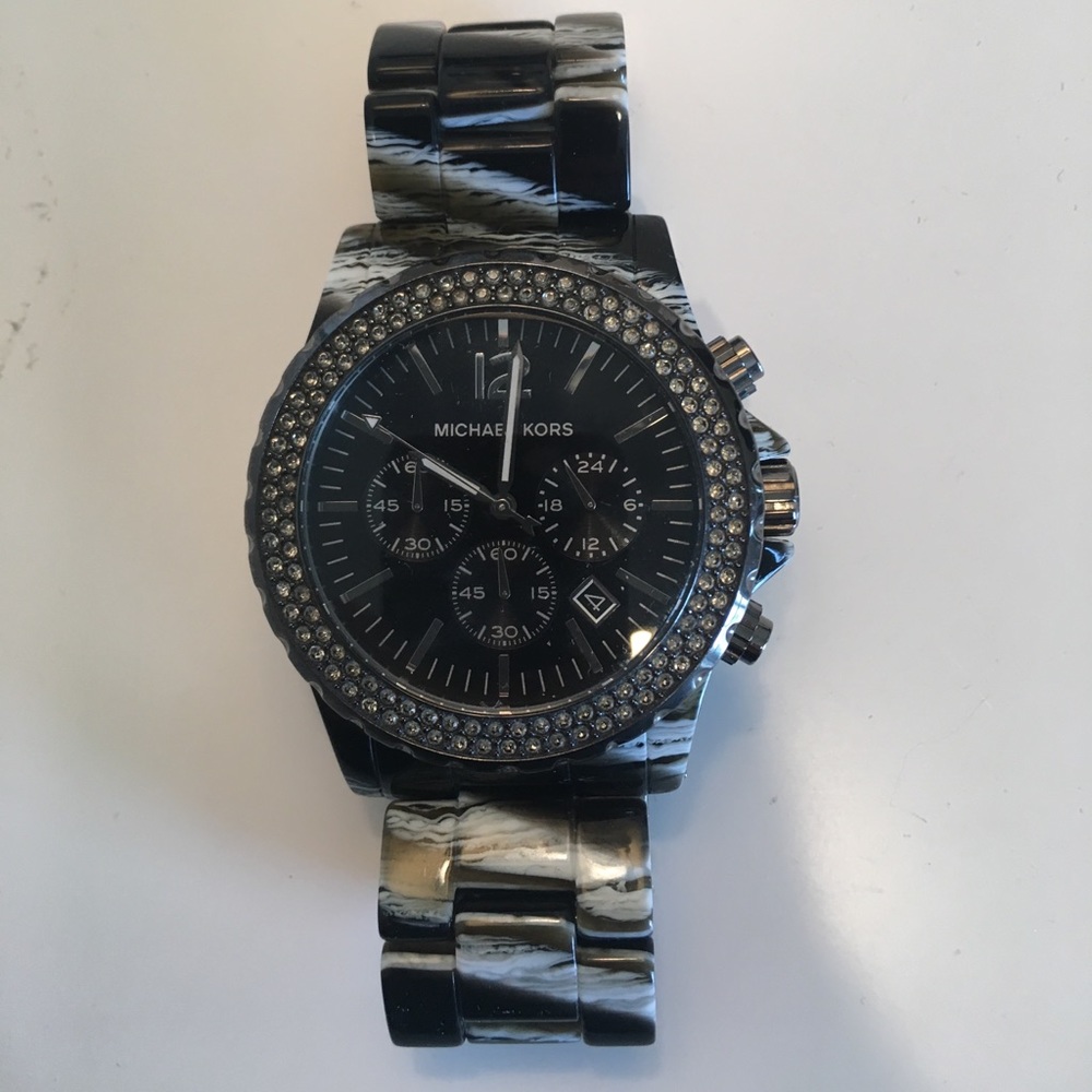 MICHAEL KORS Marble Black Women’s Watch
