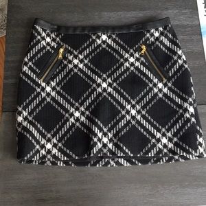 Mini Skirt winter sexy plaid