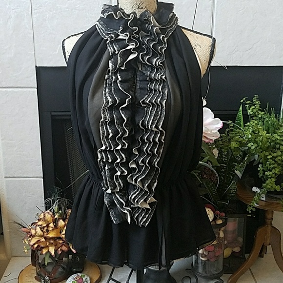 β€πHOST PICKβ€ ROBERT RODRIGUEZ RUFFLE TOP - Picture 1 of 8