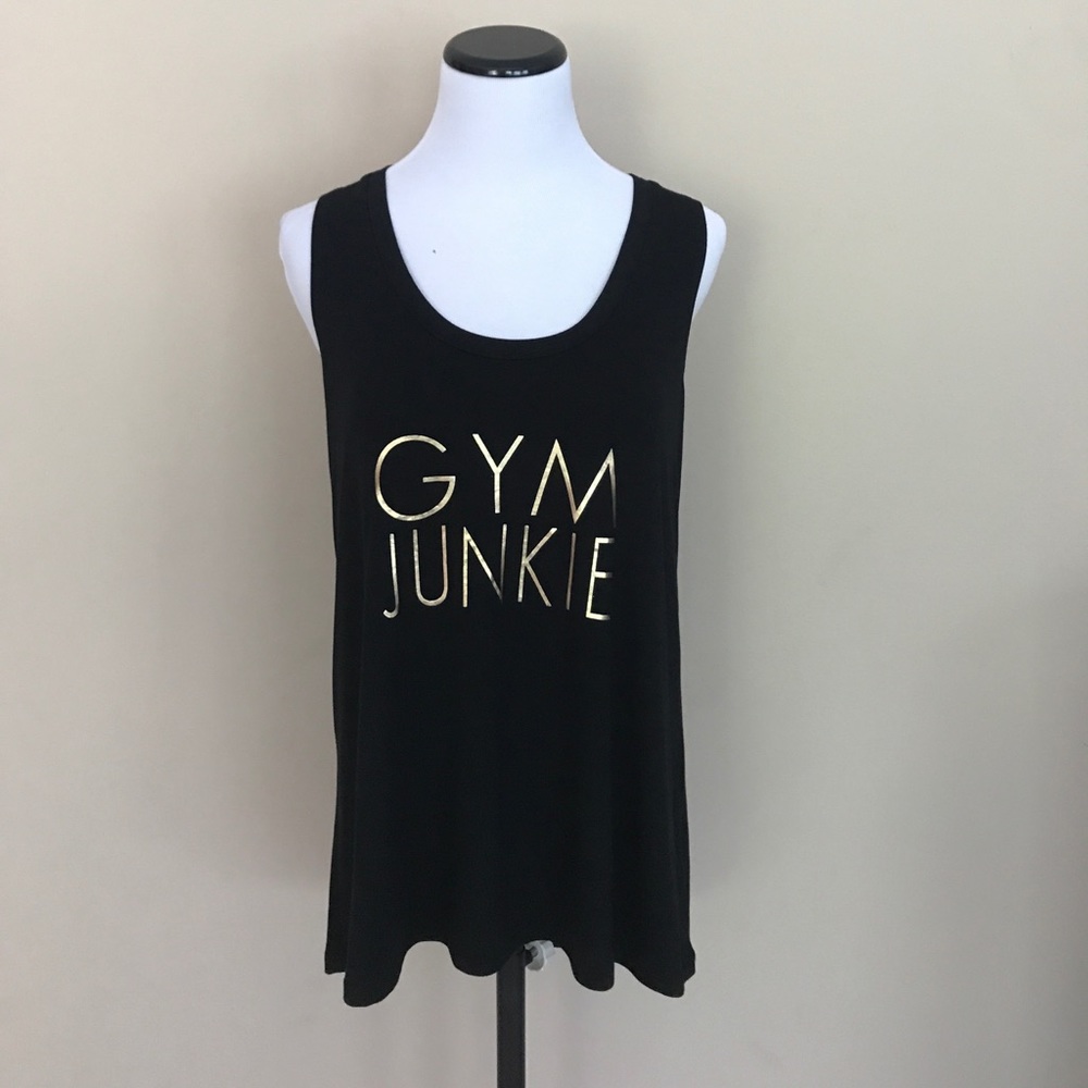 Gym Junkie High/Low Hem SOFT Rayon Jersey