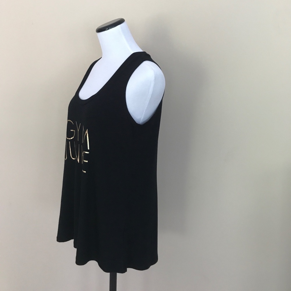 Gym Junkie High/Low Hem SOFT Rayon Jersey - Picture 2 of 4