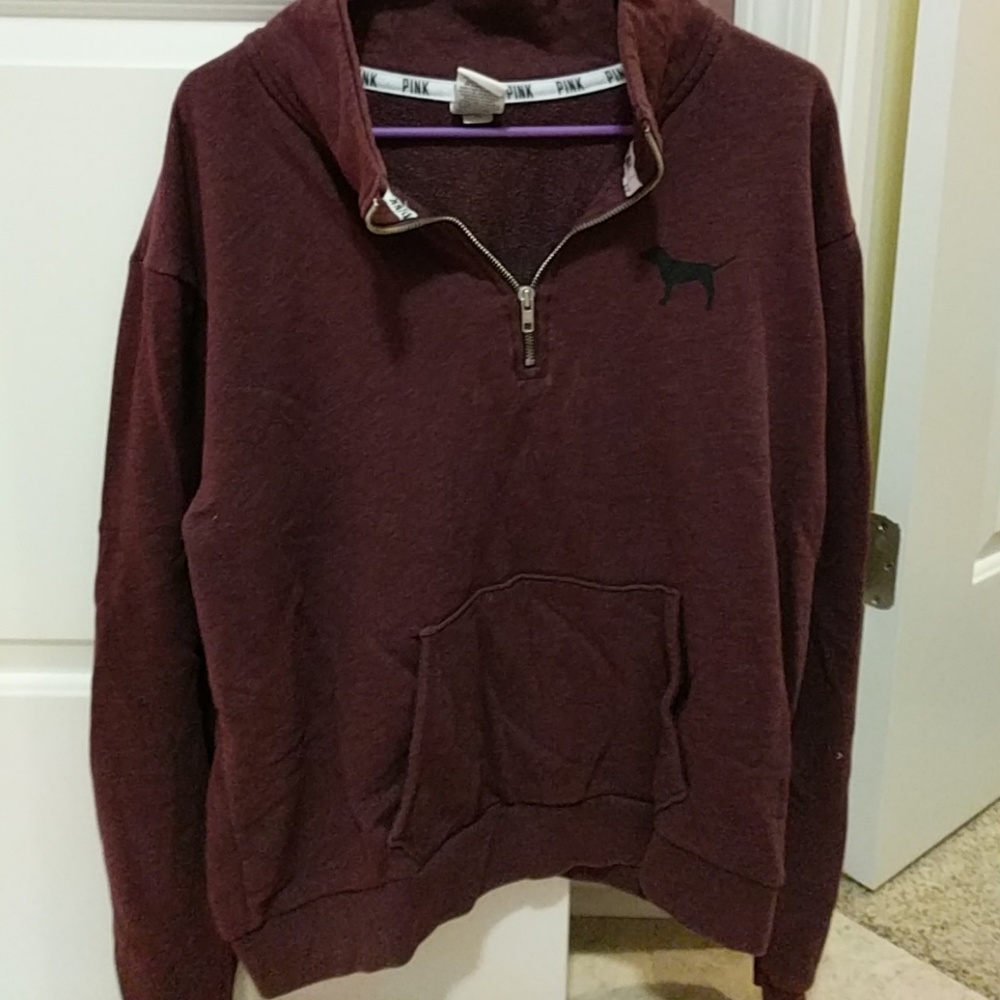 Vs Pink boyfriend half zip