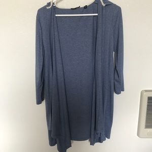 Blue cardigan