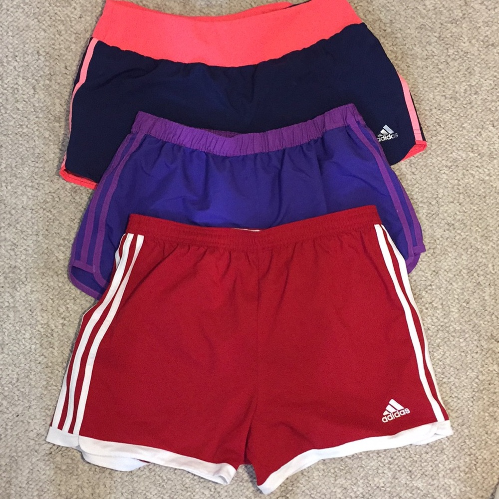 Lot of three adidas shorts