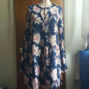 Floral long sleeve Dress
