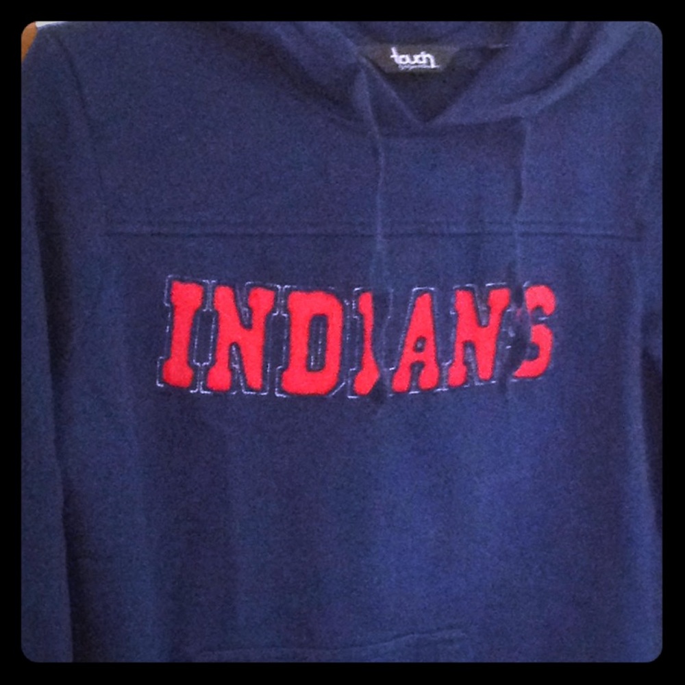 Size small Indians hoodie sweatshirt