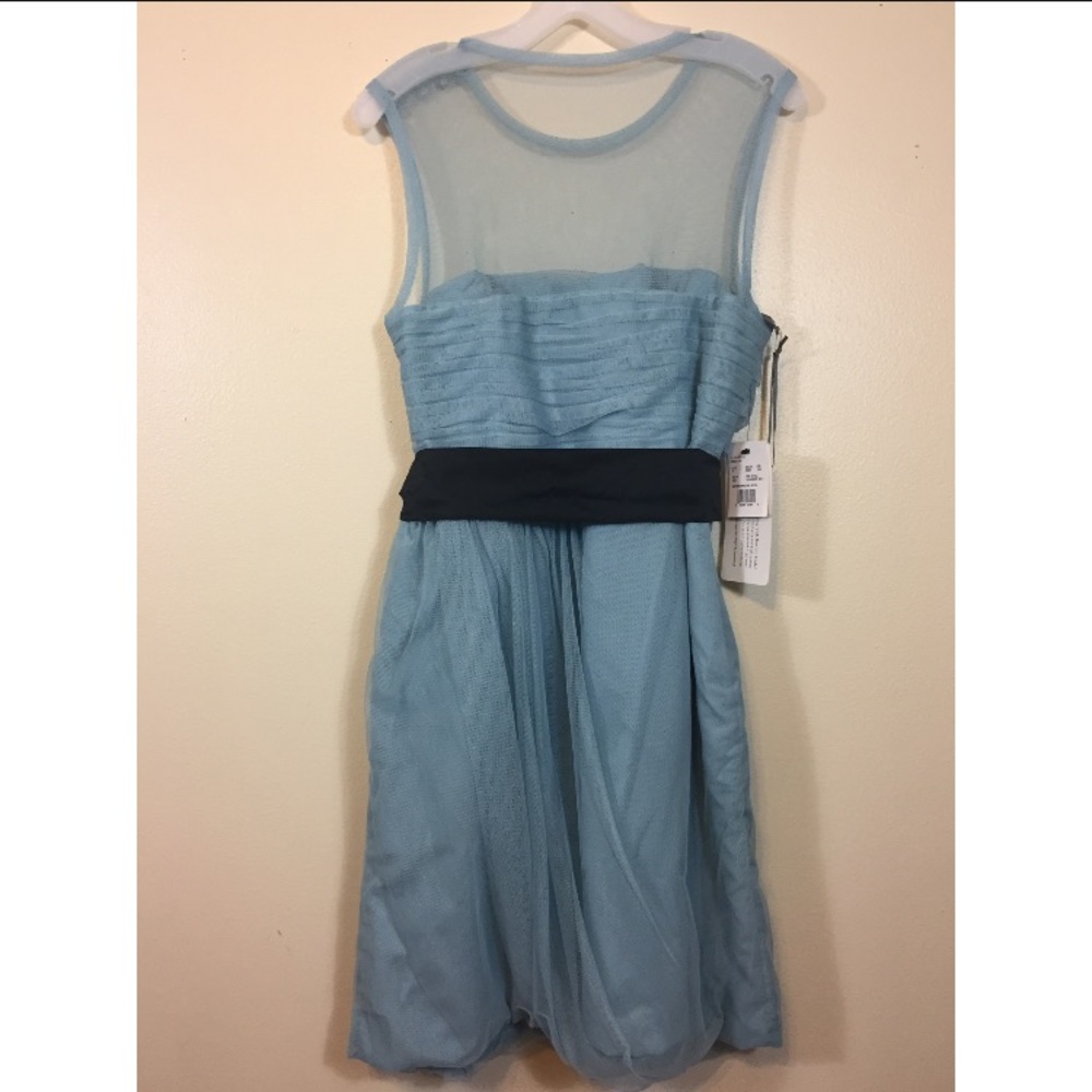 White by Vera Wang Blue Tulle Dress - Picture 4 of 7