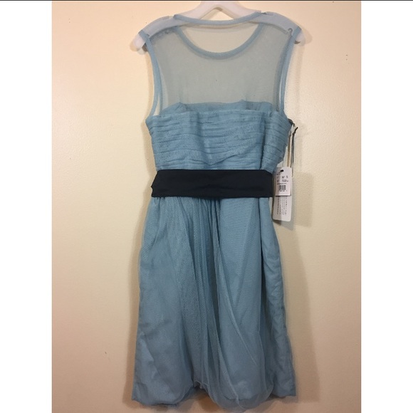 White by Vera Wang Blue Tulle Dress - Picture 4 of 7