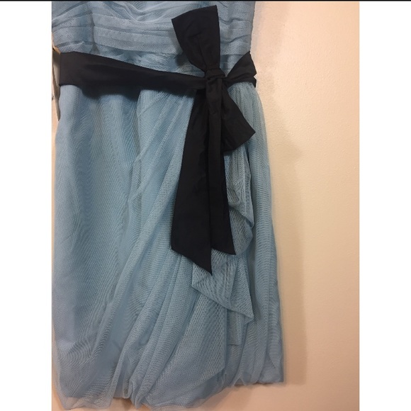 White by Vera Wang Blue Tulle Dress - Picture 6 of 7