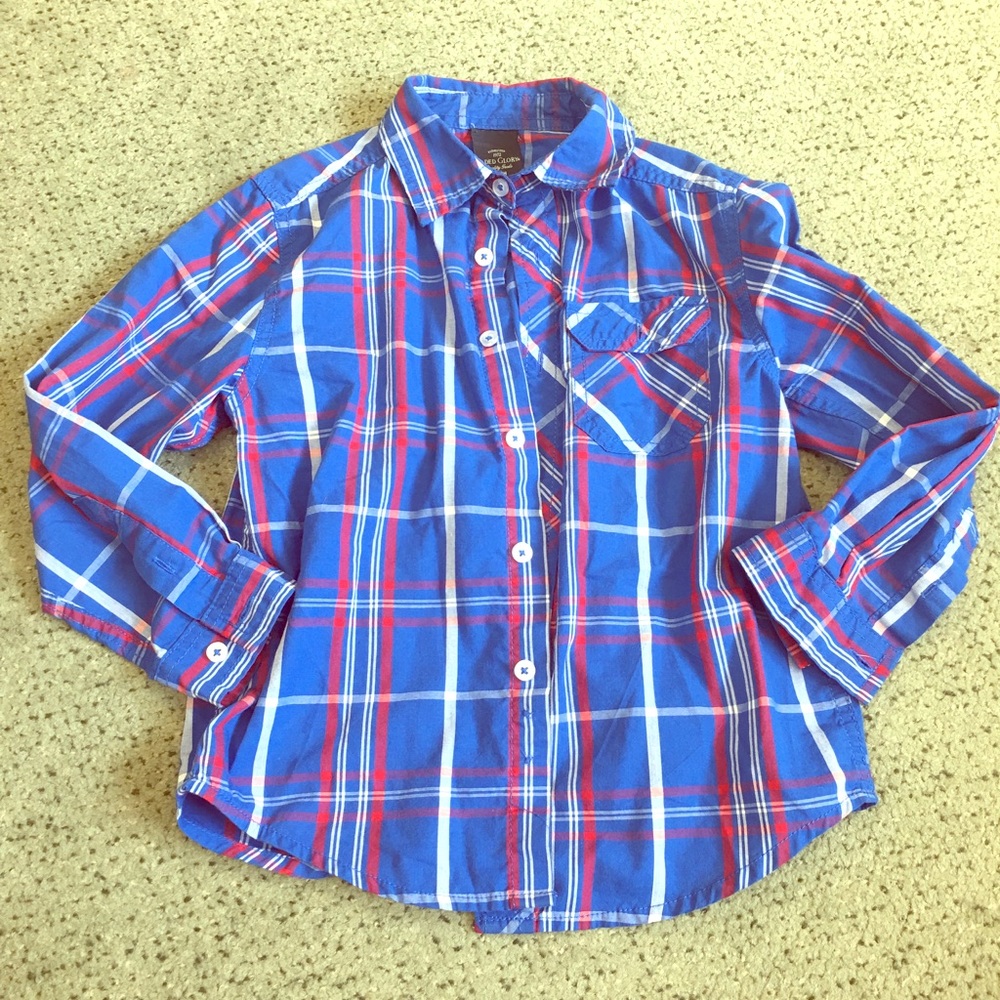 NWOT Faded Glory Button Down Size 7
