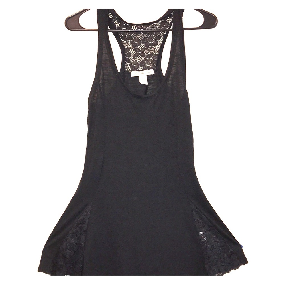 Racerback lace tank top