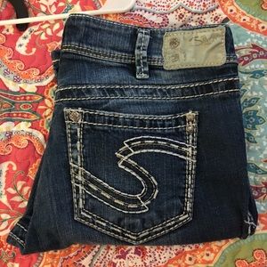 Silver Suki Jeans
