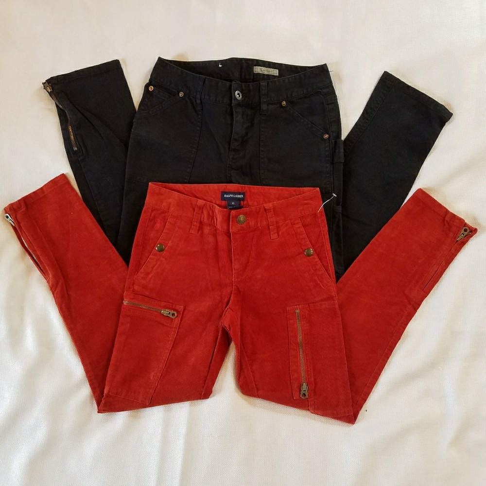 Bundle, Girls Ralph Lauren Corduroy Pants Sz 10-12