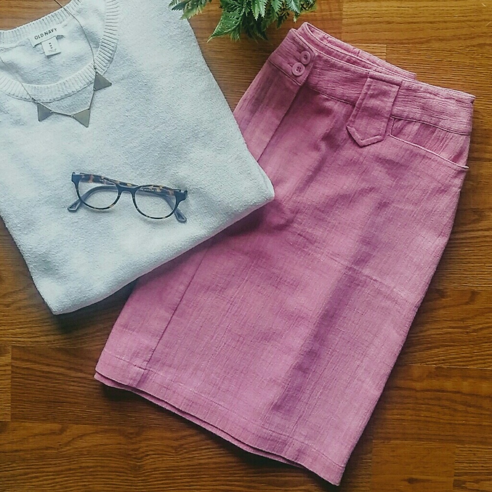 ROSE PINK SKIRT ▪ CHRISTOPHER & BANKS