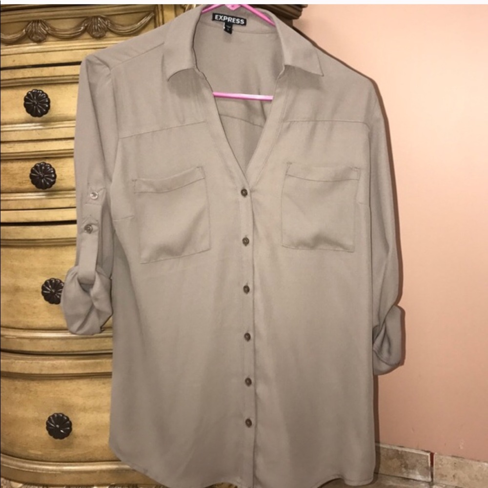 Taupe express shirt