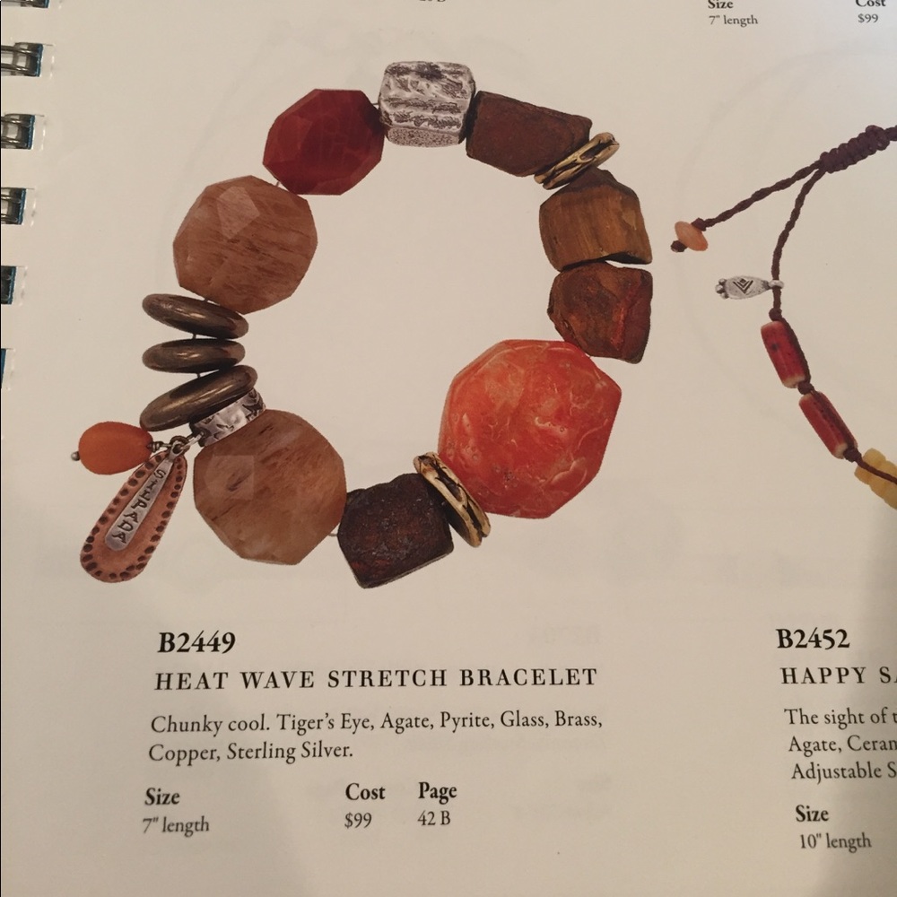 Silpada Heat Wave stretch bracelet