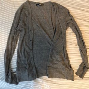 Grey cardigan (Vurt) from Pacsun