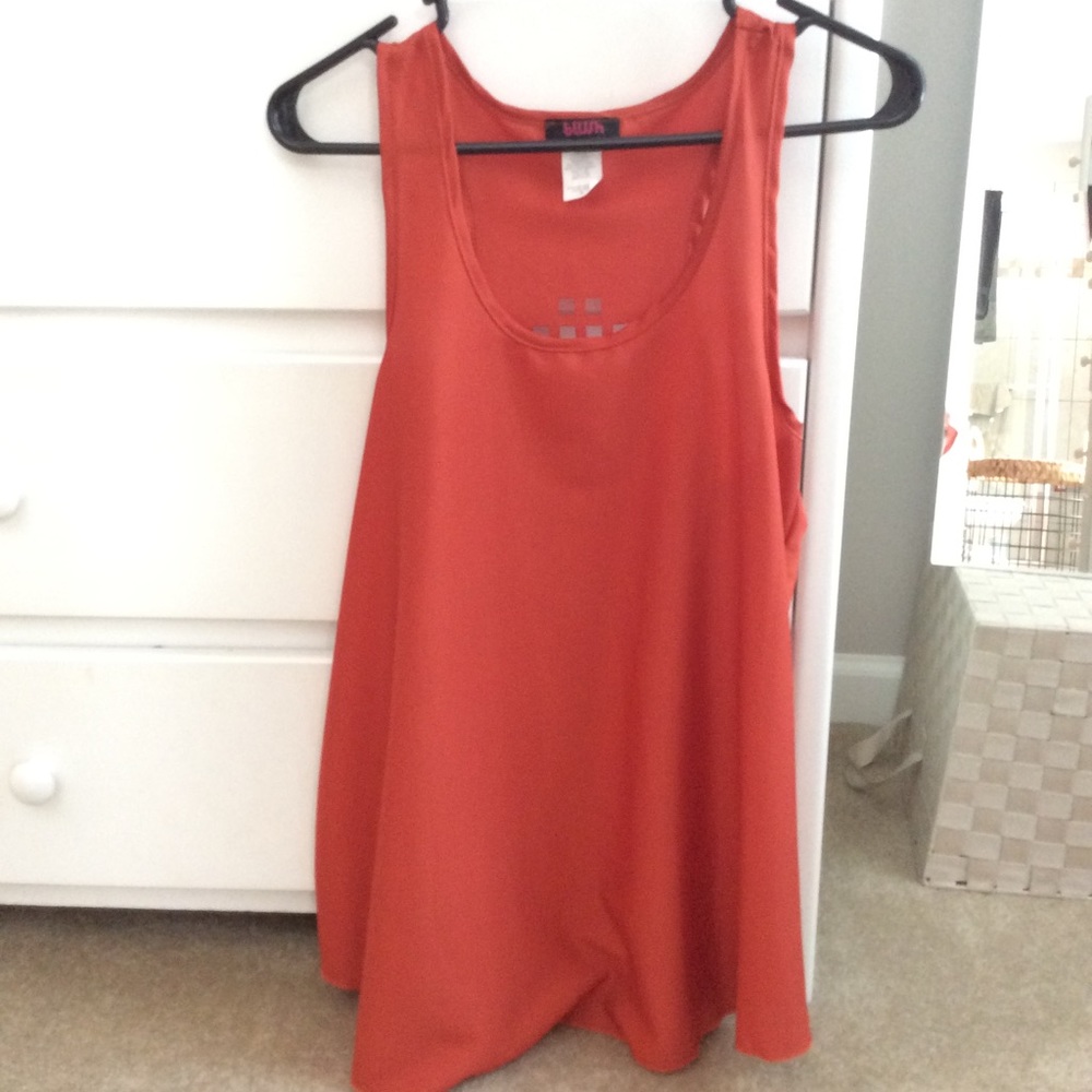 Burnt orange tank/tunic