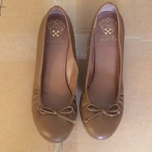 Vince Camuto Brown Ballet Flats
