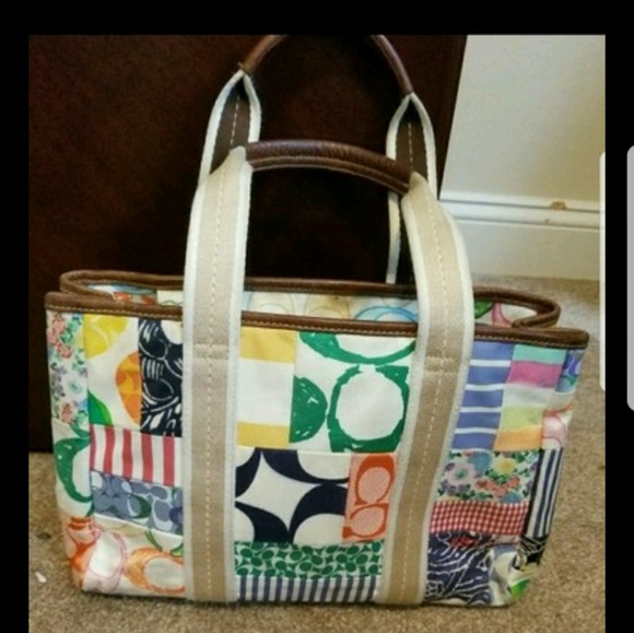 Coach patchwork handbag authentic - Picture 4 of 4