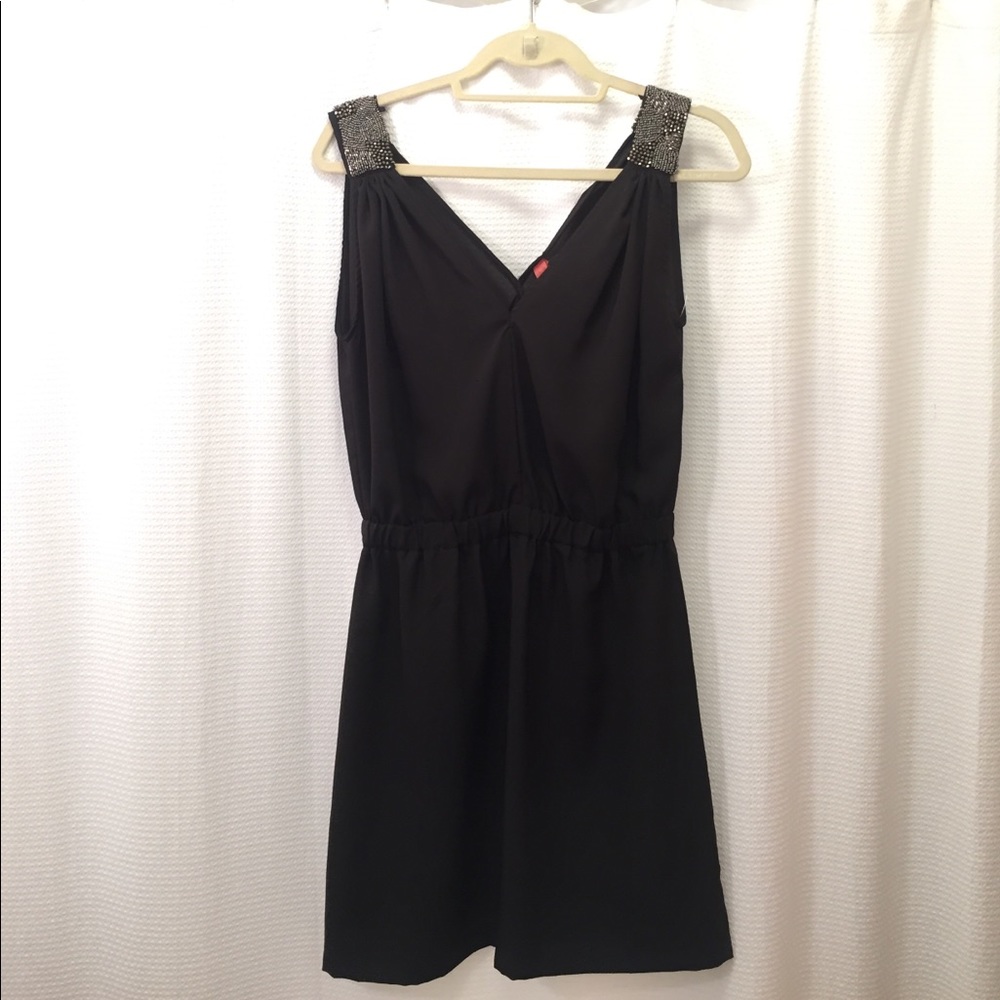 Eight Sixty Blouson Dress w Beaded Straps