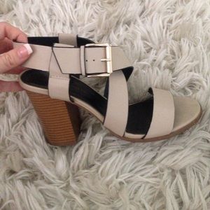 Nude colored heels