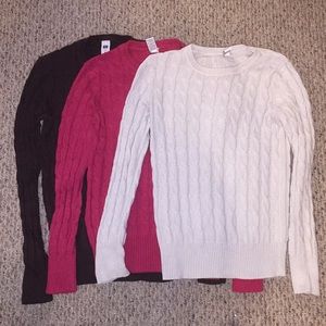 Set of 3 GAP knit sweaters