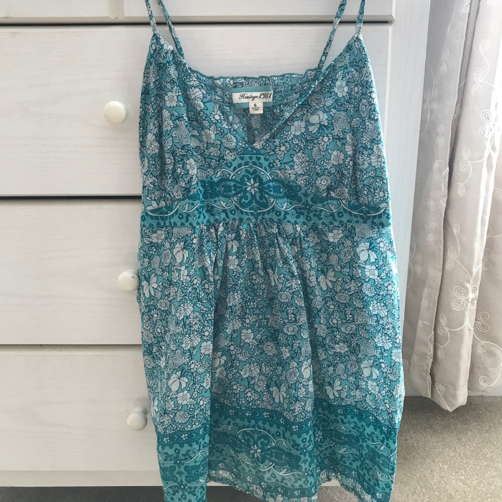 Turquoise tank top