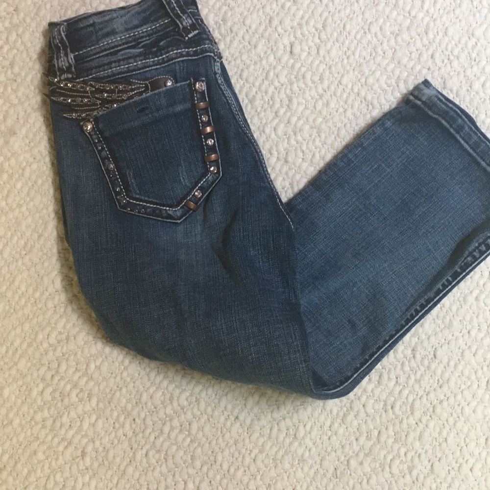 LA Idol cropped jeans