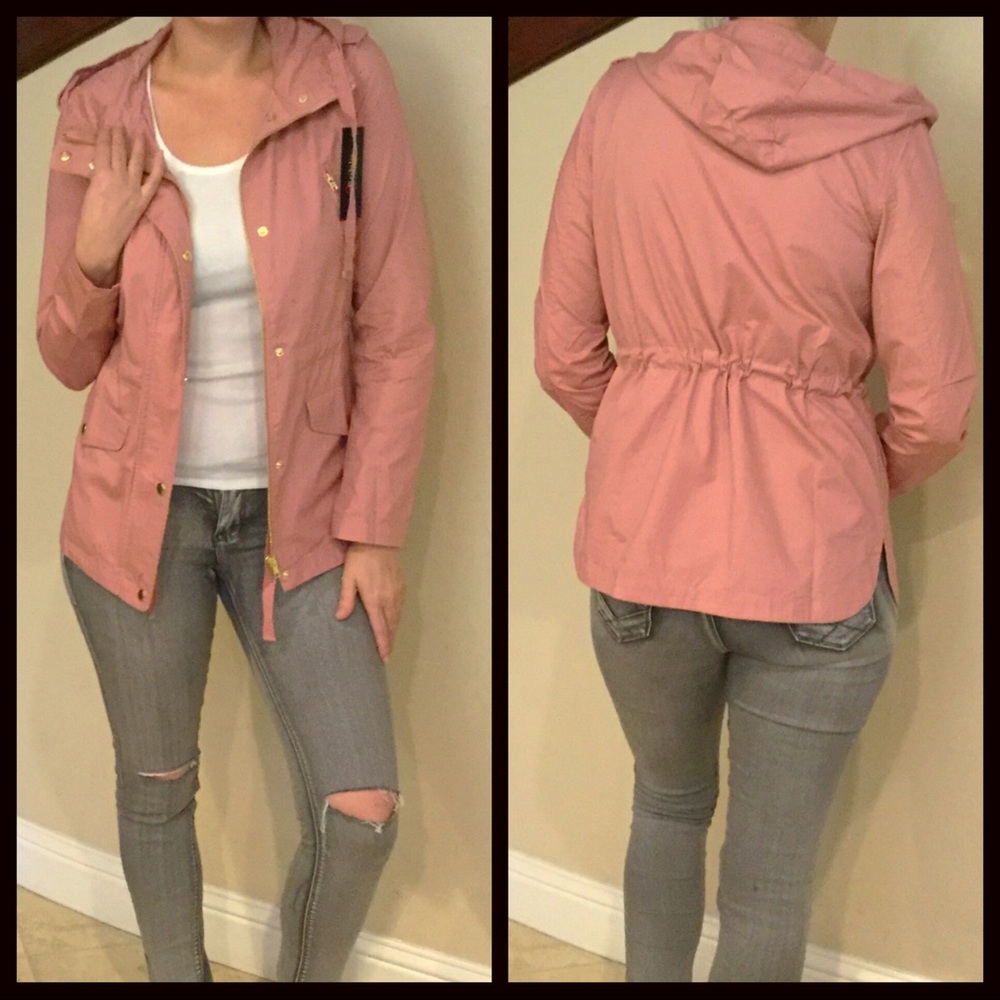 CLEARANCE-FIRM‼️5⭐️Mauve Utility Jacket - Picture 4 of 6