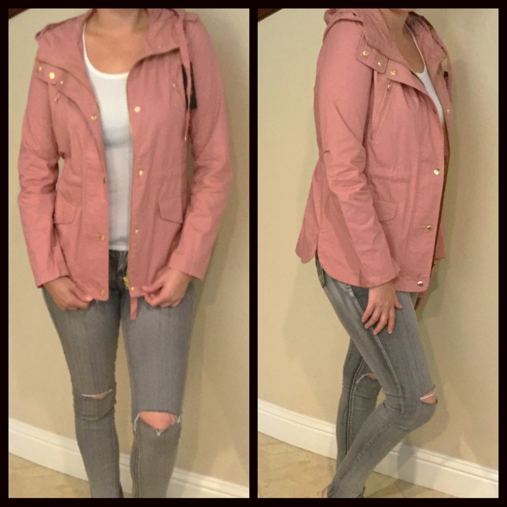 CLEARANCE-FIRM‼️5⭐️Mauve Utility Jacket - Picture 5 of 6