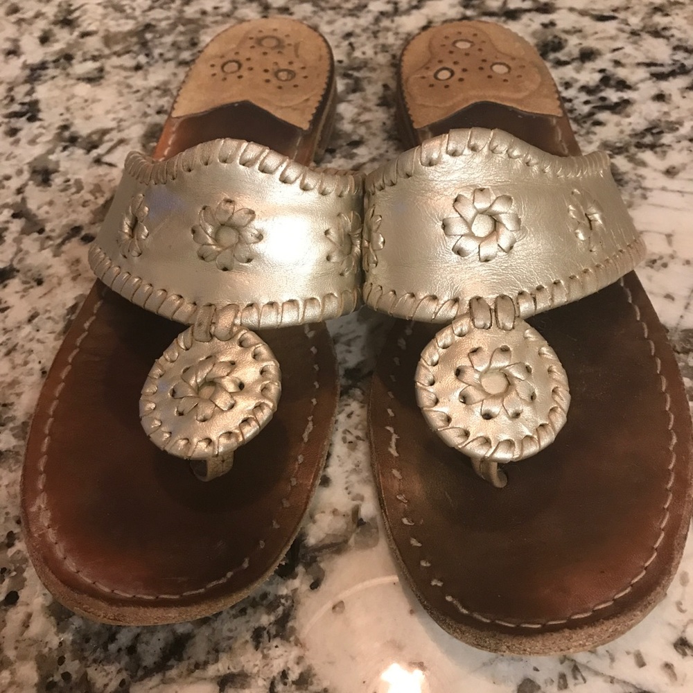 Platinum Jack Rogers size 7