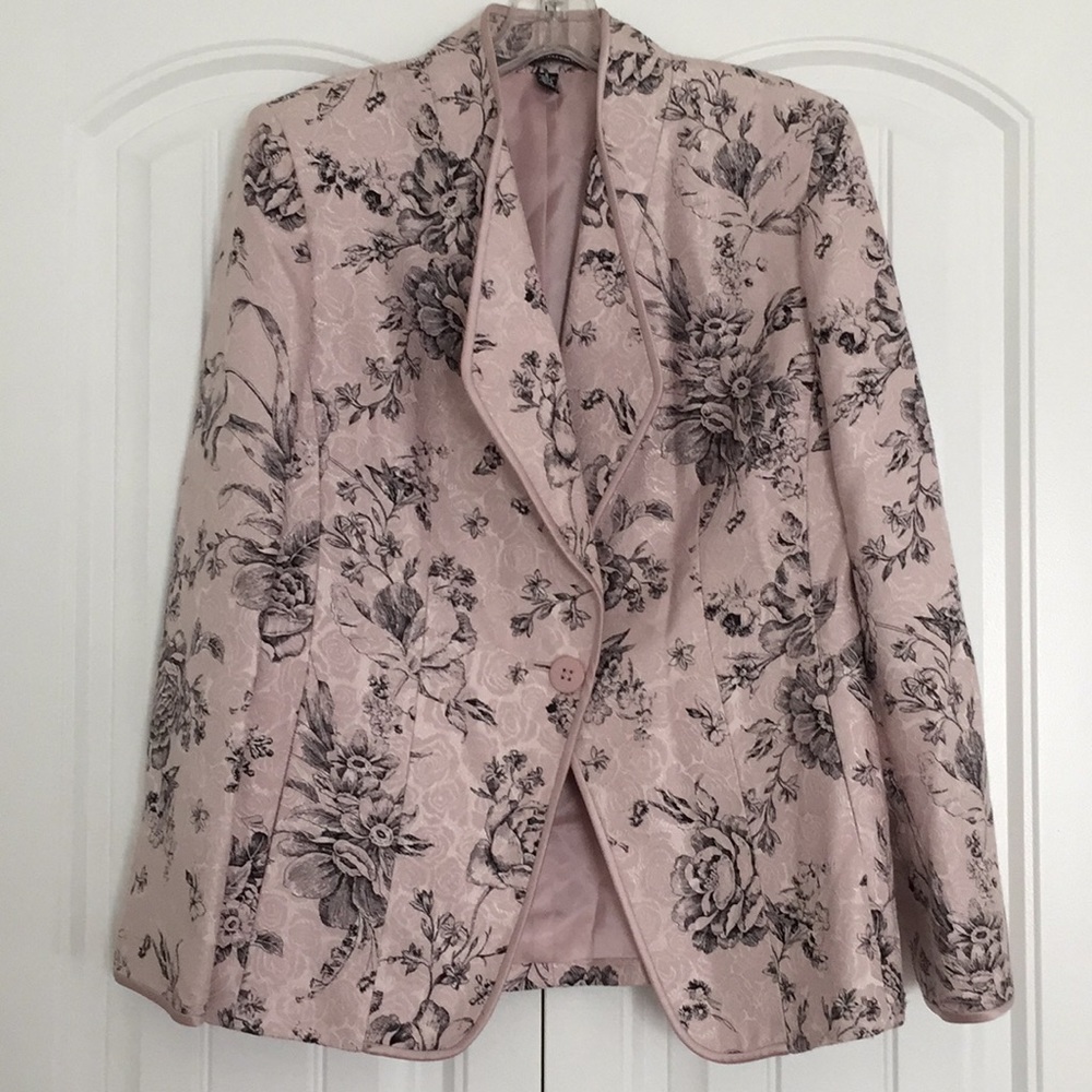 Vintage inspired floral jacket