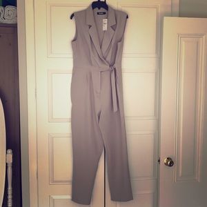 Brand New Misguided Grey jumpsuit