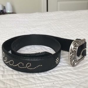 BRIGHTON BELT black small size 34.