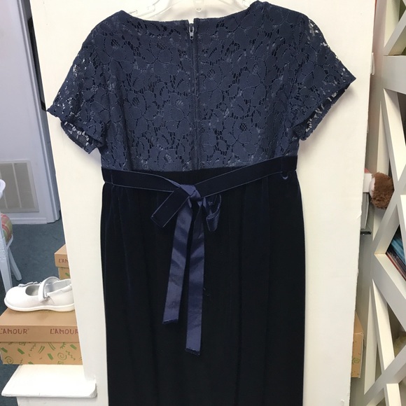 Blue party dress - Picture 2 of 3