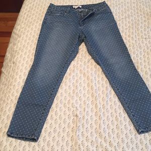 Polka dot jeans