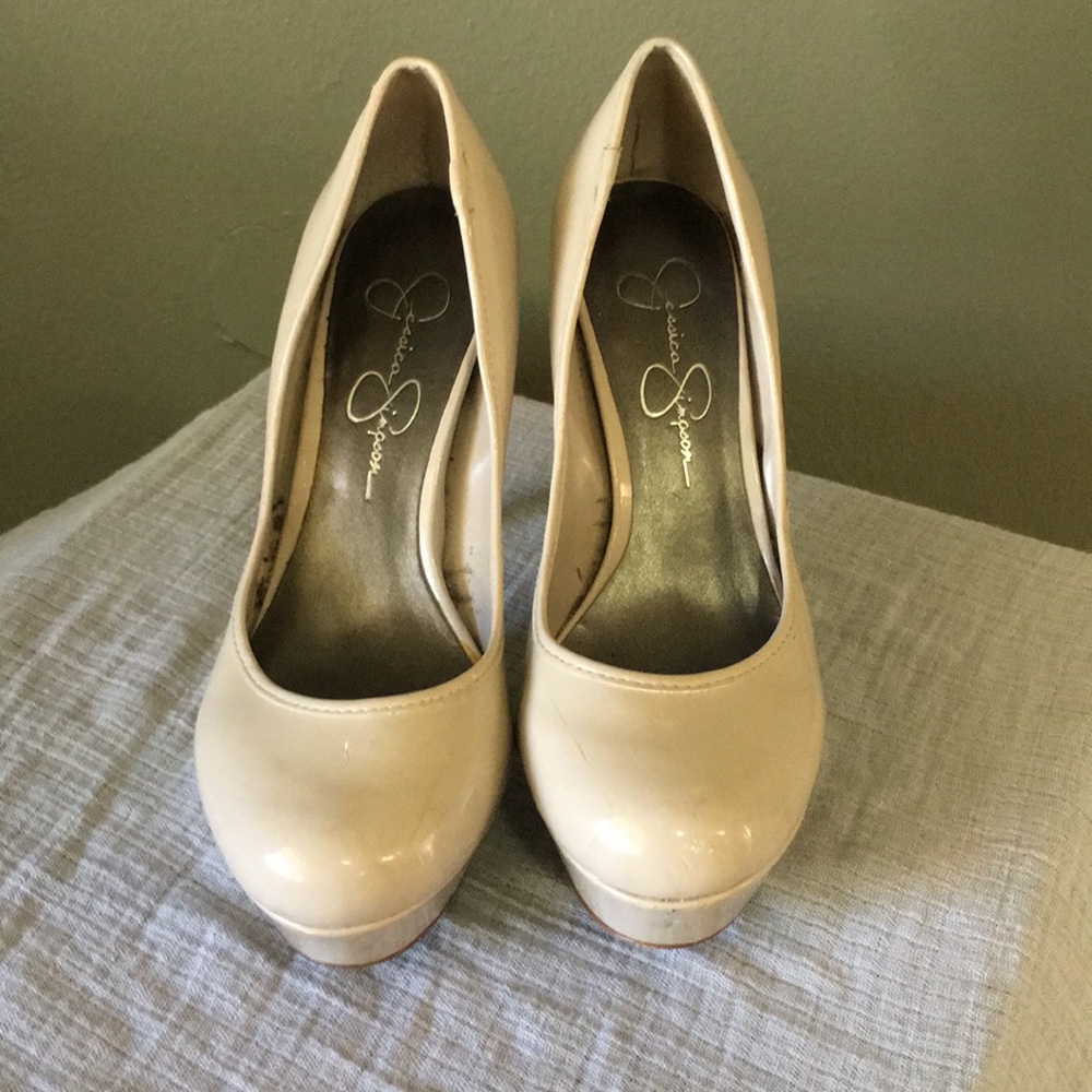 Jessica Simpson Beige Heels