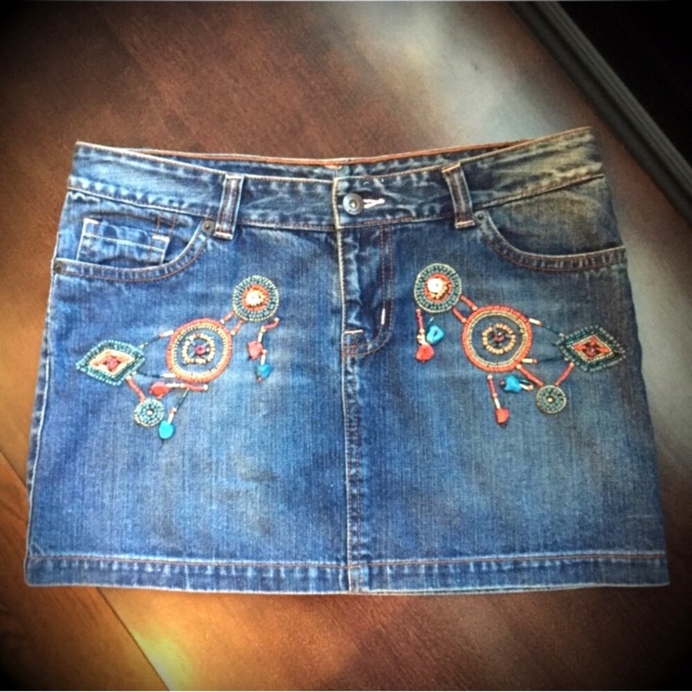 NWOT Buffalo by David Bitton Jean Mini Skirt