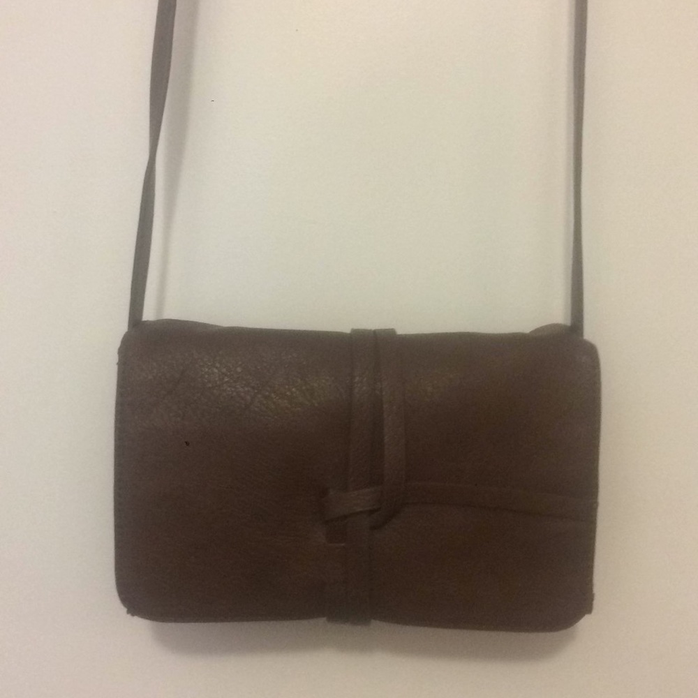 Soft Leather-lookin' Cross-body Bag