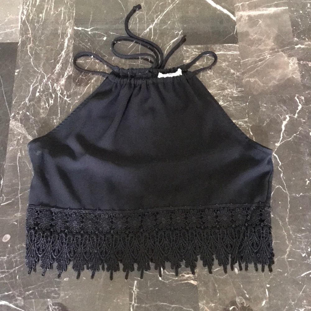 Tunnel crochet Crop top size SM